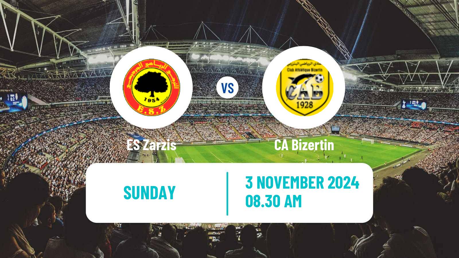 Soccer Tunisian Ligue Professionnelle 1 Zarzis - Bizertin