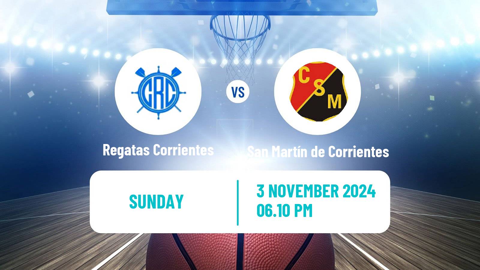 Basketball Argentinian LNB Regatas Corrientes - San Martín de Corrientes