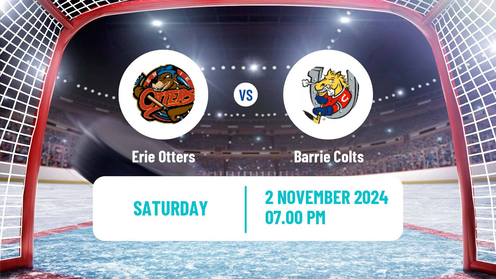 Hockey OHL Erie Otters - Barrie Colts