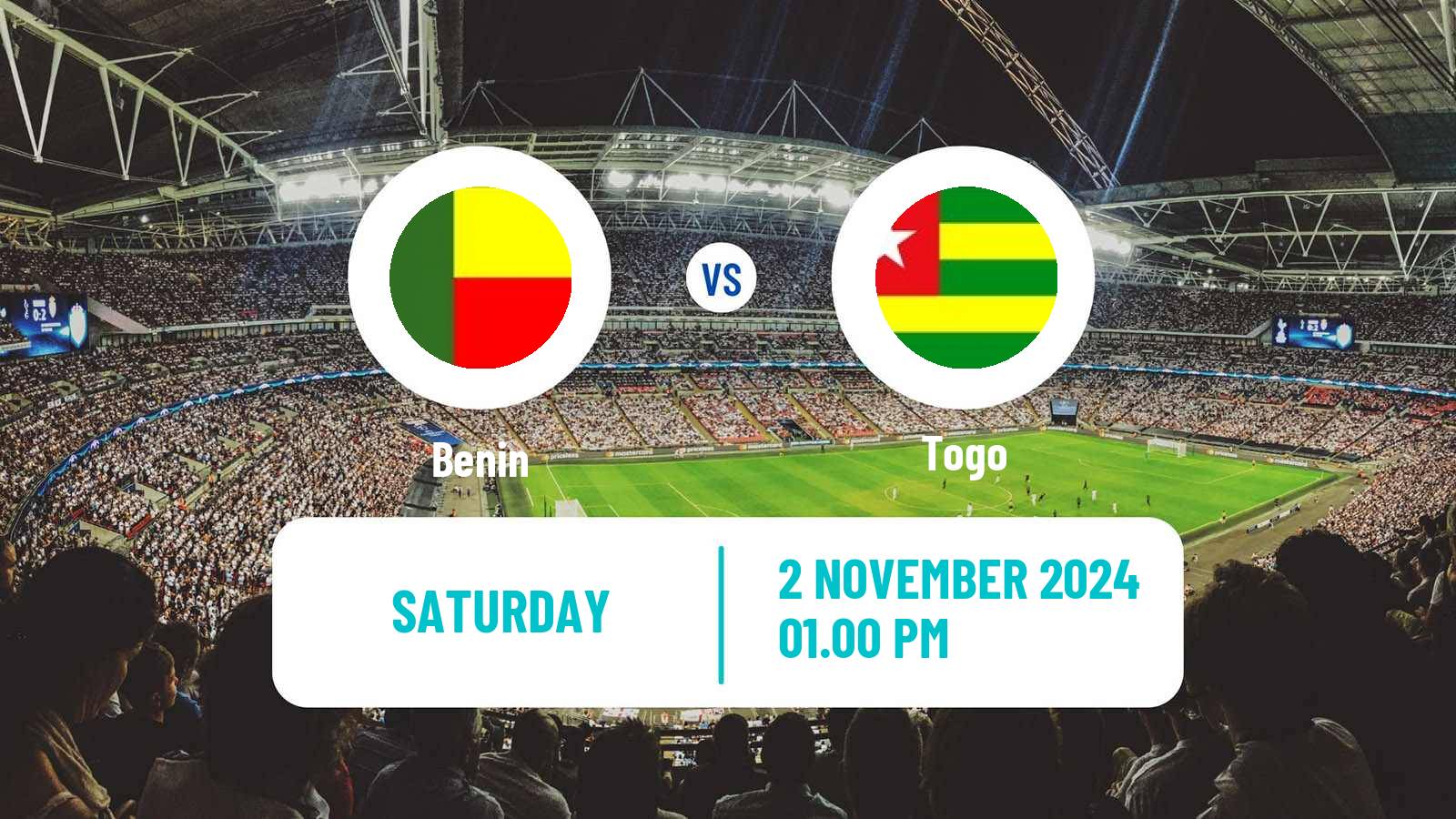 Soccer African Nations Championship Benin - Togo