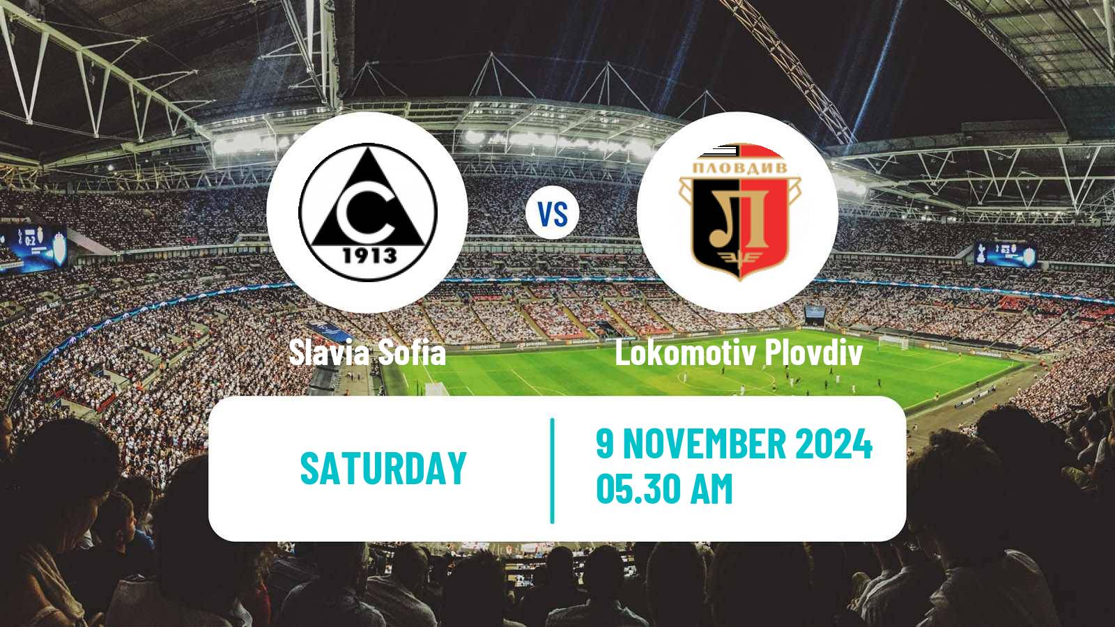 Soccer Bulgarian Parva Liga Slavia Sofia - Lokomotiv Plovdiv