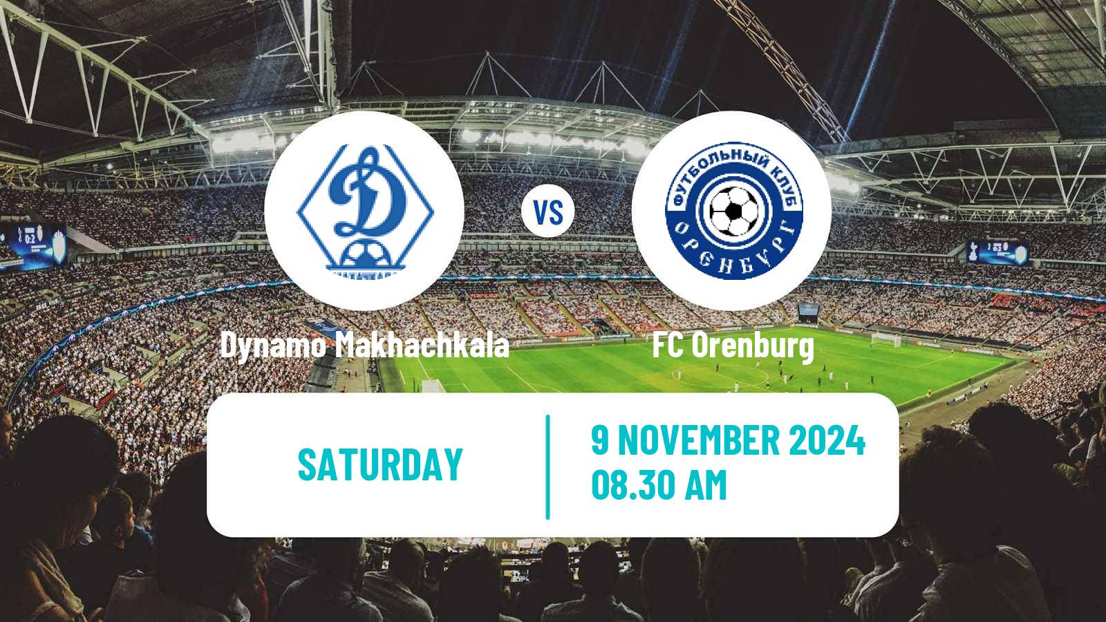 Soccer Russian Premier League Dynamo Makhachkala - Orenburg