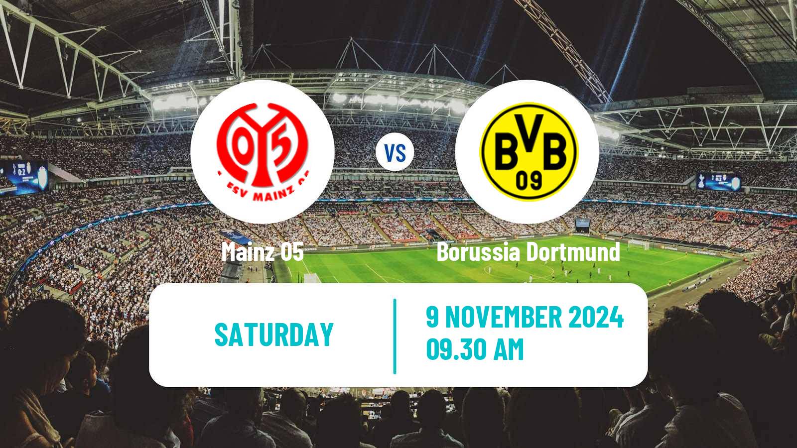 Soccer German Bundesliga Mainz - Borussia Dortmund