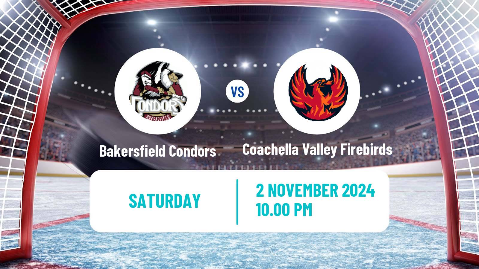 Hockey AHL Bakersfield Condors - Coachella Valley Firebirds