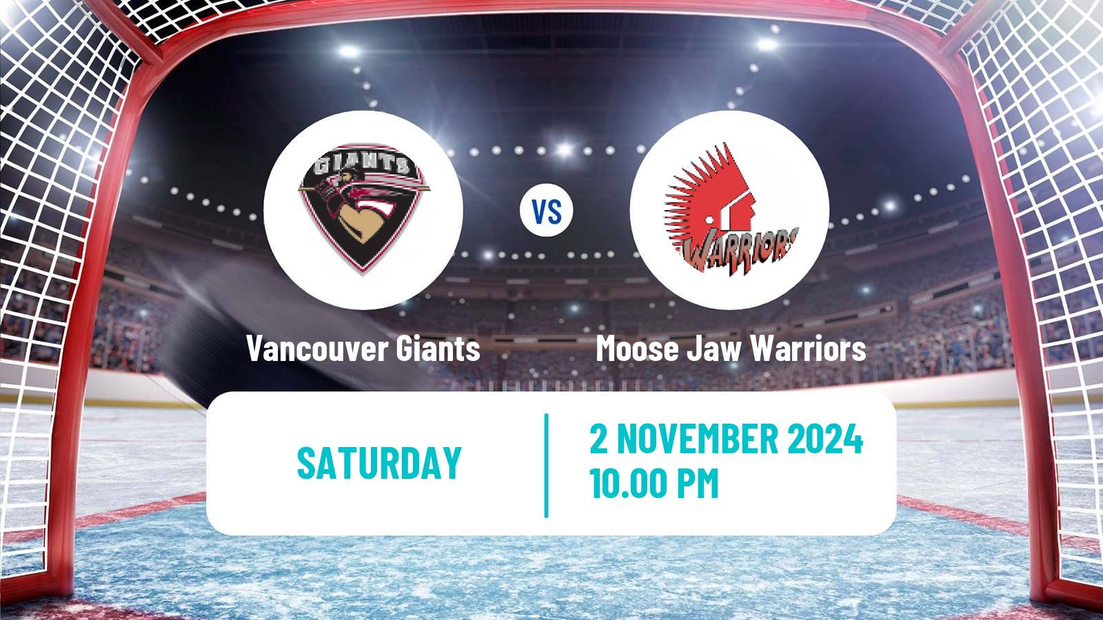 Hockey WHL Vancouver Giants - Moose Jaw Warriors