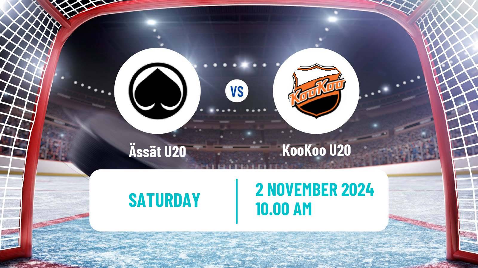 Hockey Finnish SM-sarja U20 Ässät U20 - KooKoo U20