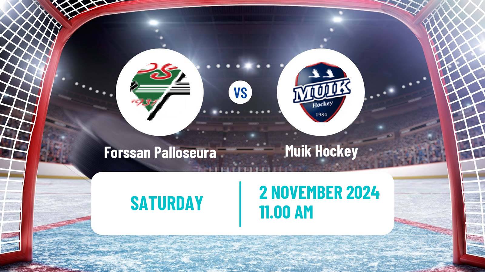 Hockey Finnish Suomi-sarja Forssan Palloseura - Muik Hockey