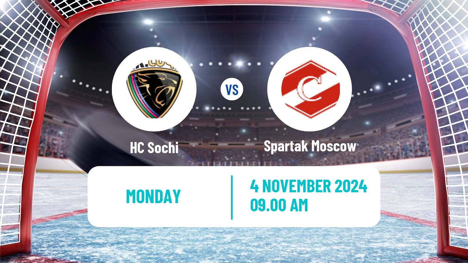 Hockey KHL Sochi - Spartak Moscow