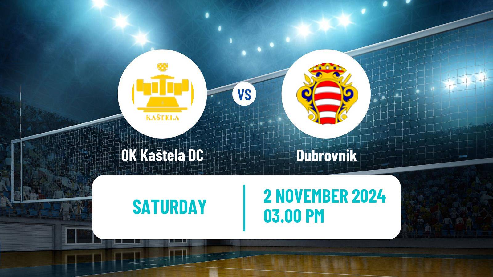 Volleyball Croatian Superliga Volleyball Women OK Kaštela DC - Dubrovnik