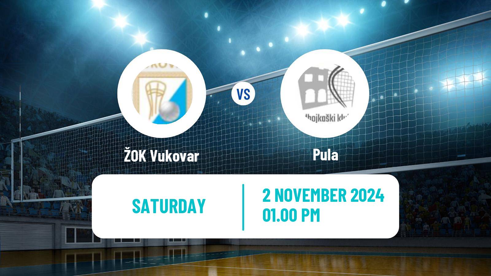 Volleyball Croatian Prva Liga Volleyball Women Vukovar - Pula