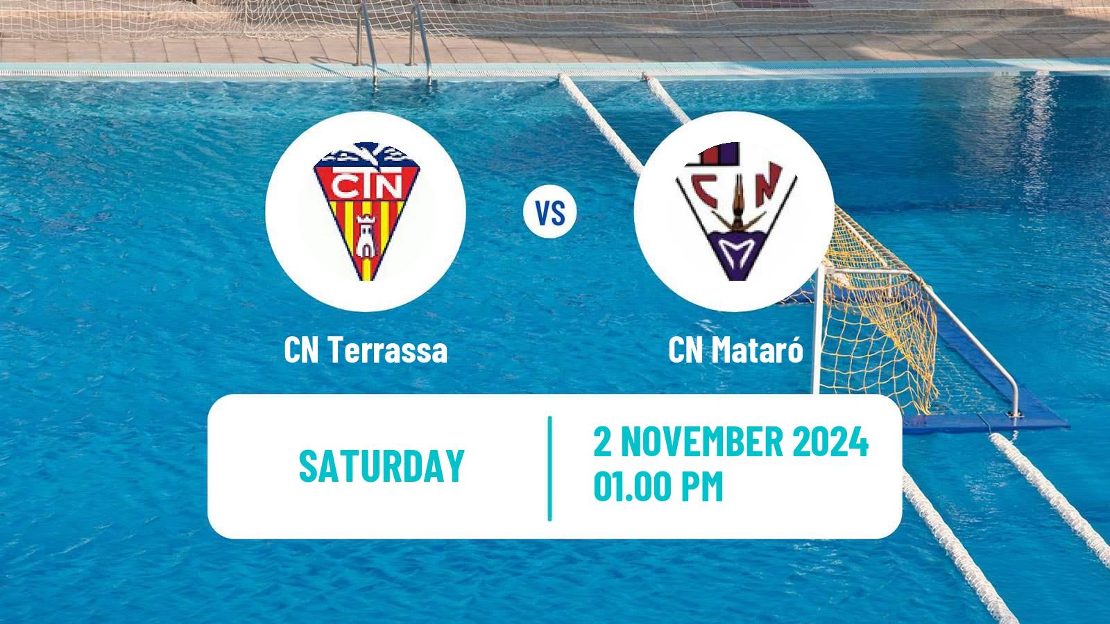 Water polo Spanish Liga Premaat Terrassa - Mataró