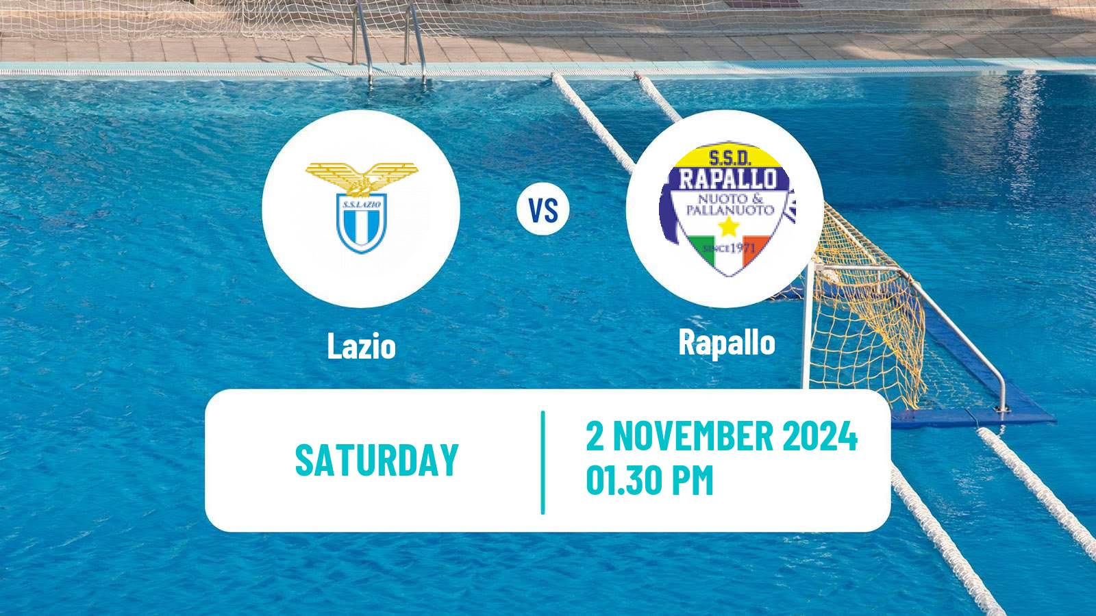 Water polo Italian A1 Water Polo Women Lazio - Rapallo