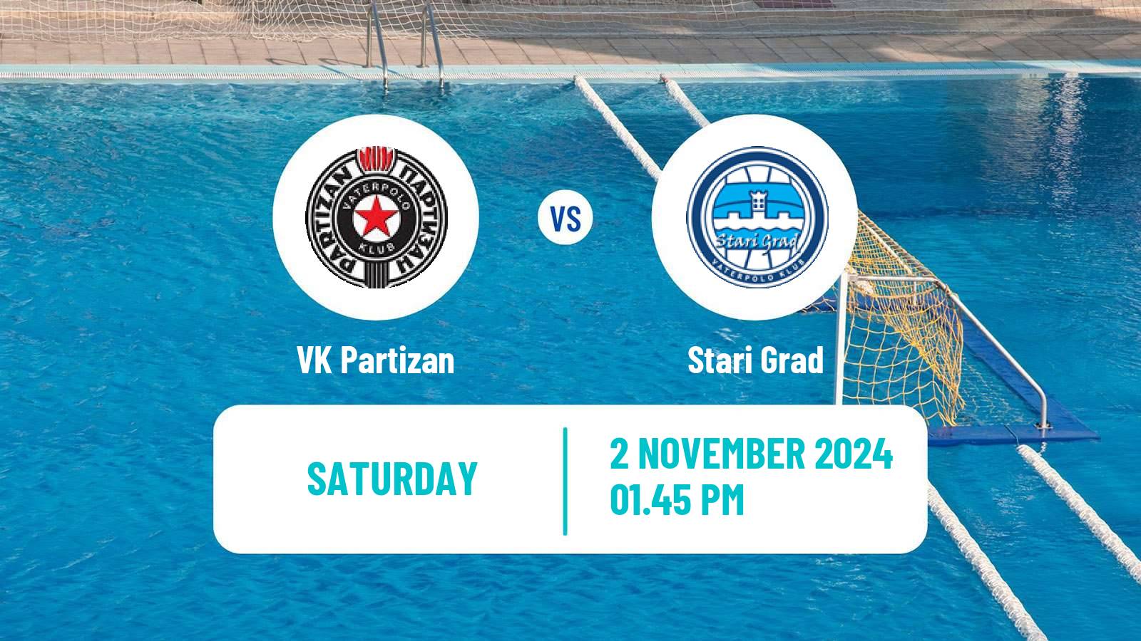 Water polo Serbian Super Liga Water Polo Partizan - Stari Grad