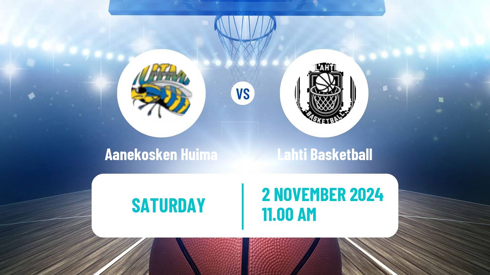 Basketball Finnish I Divisioona A Basketball Aanekosken Huima - Lahti Basketball