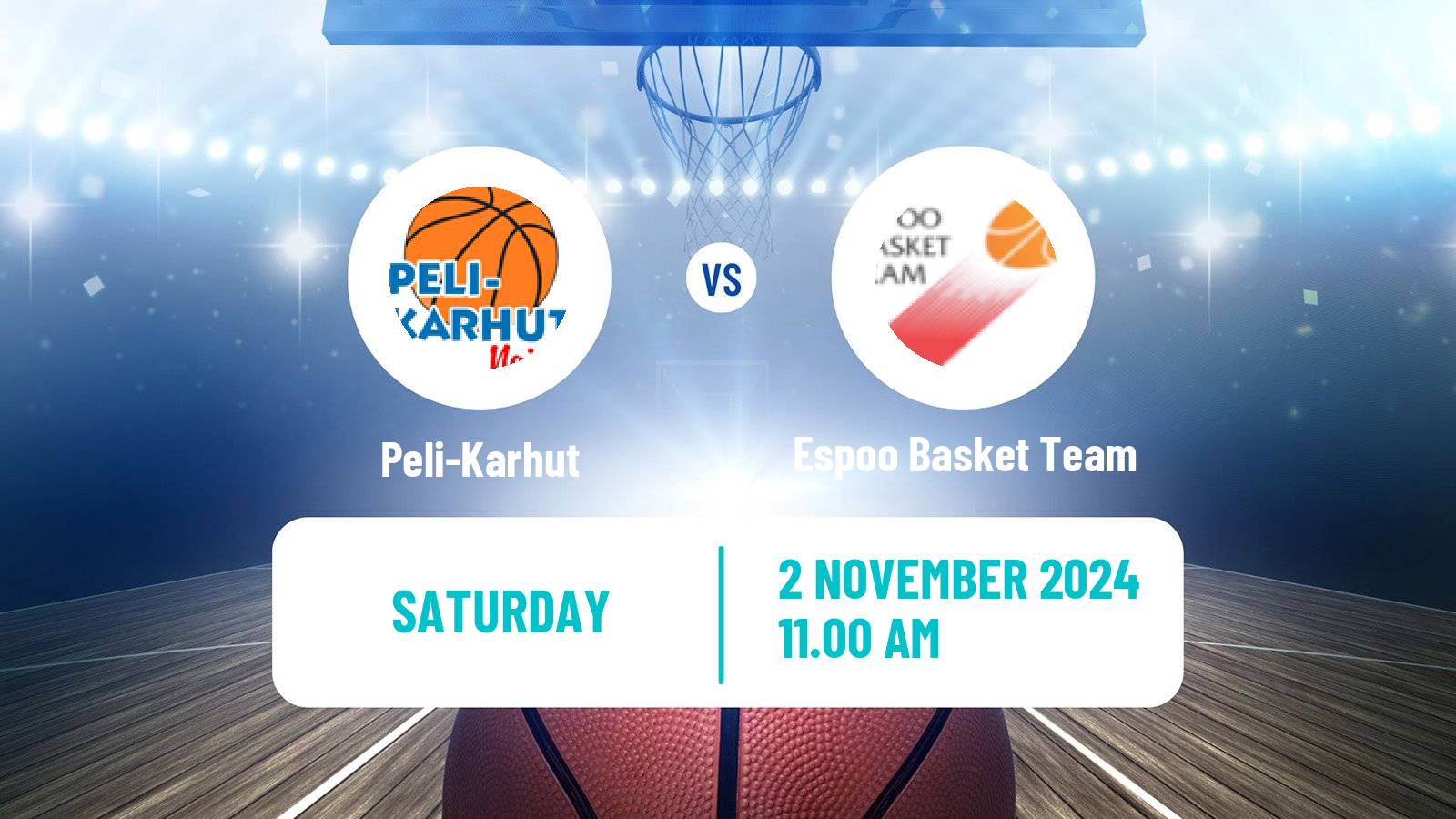 Basketball Finnish Korisliiga Women Peli-Karhut - Espoo Basket Team