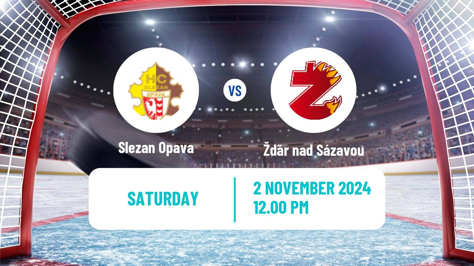 Hockey Czech 2 Liga Hockey East Slezan Opava - Žďár nad Sázavou