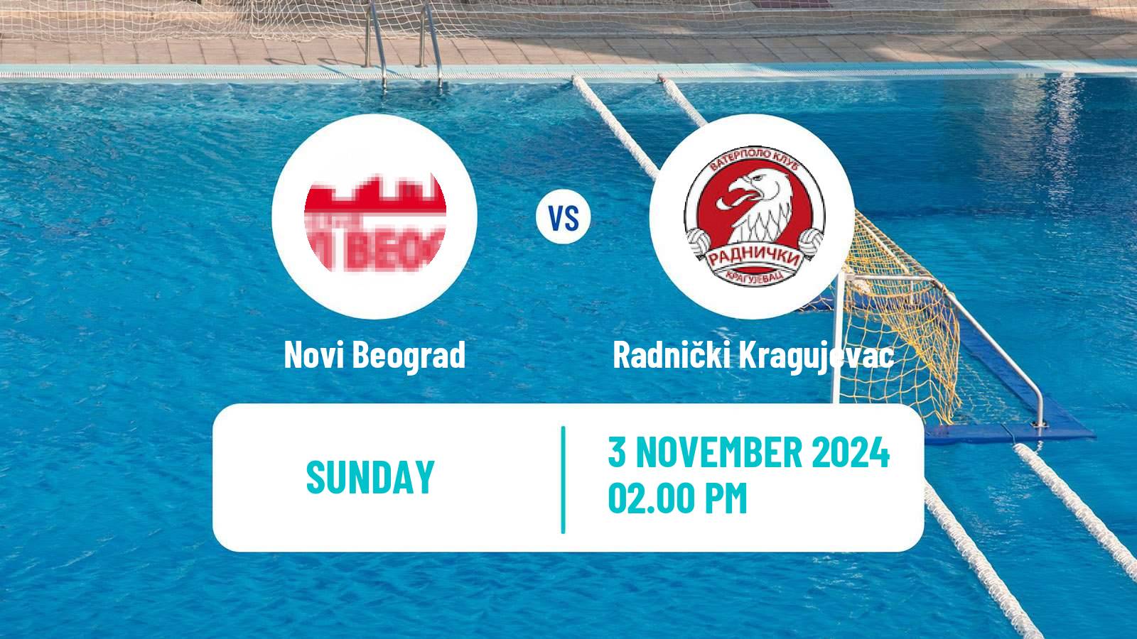 Water polo Serbian Super Liga Water Polo Novi Beograd - Radnički Kragujevac