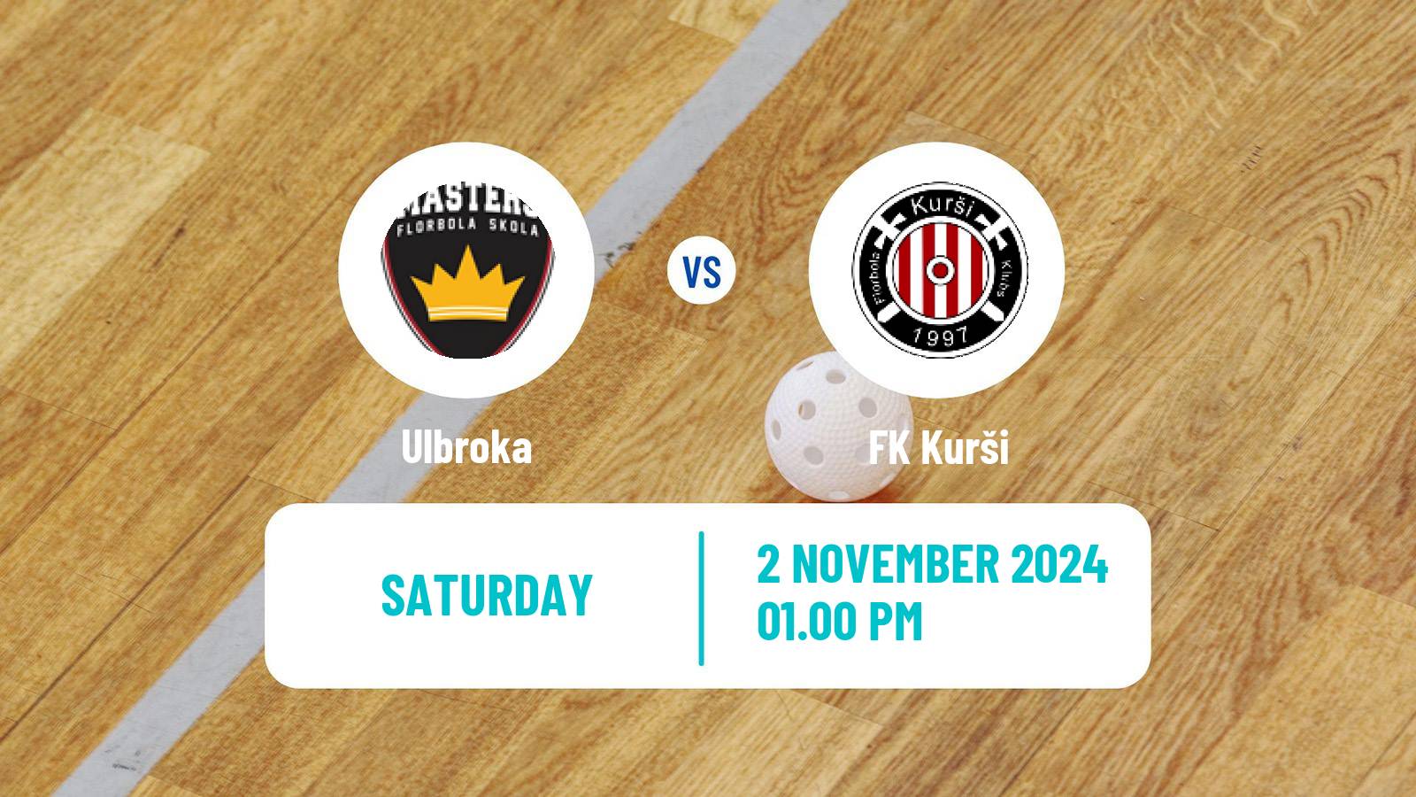 Floorball Latvian Elvi Liga Ulbroka - Kurši