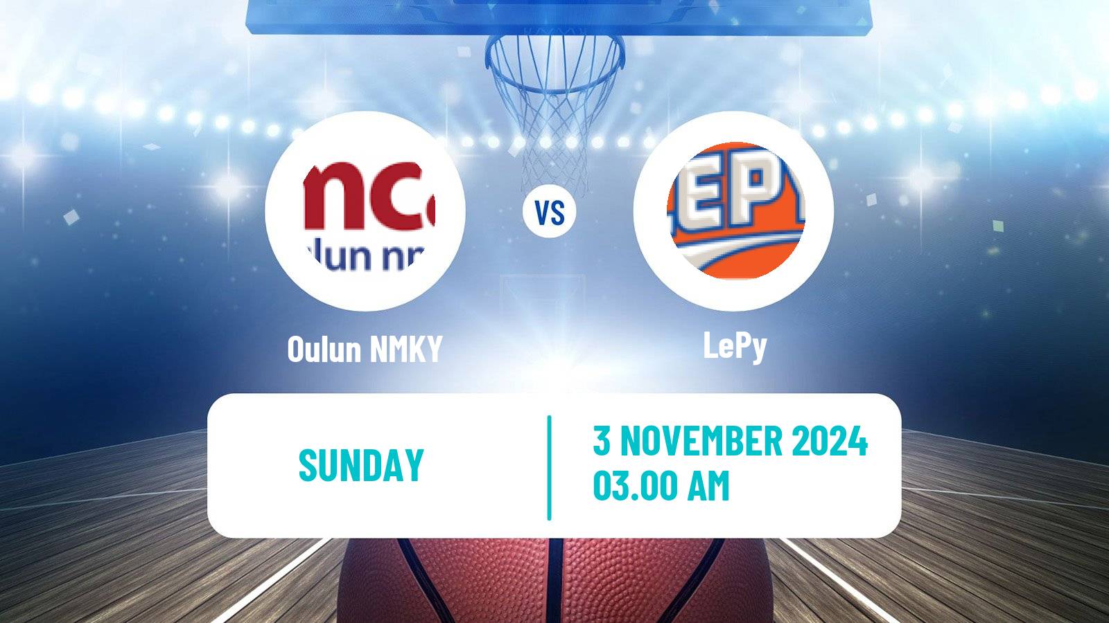 Basketball Finnish I Divisioona Basketball Women Oulun NMKY - LePy