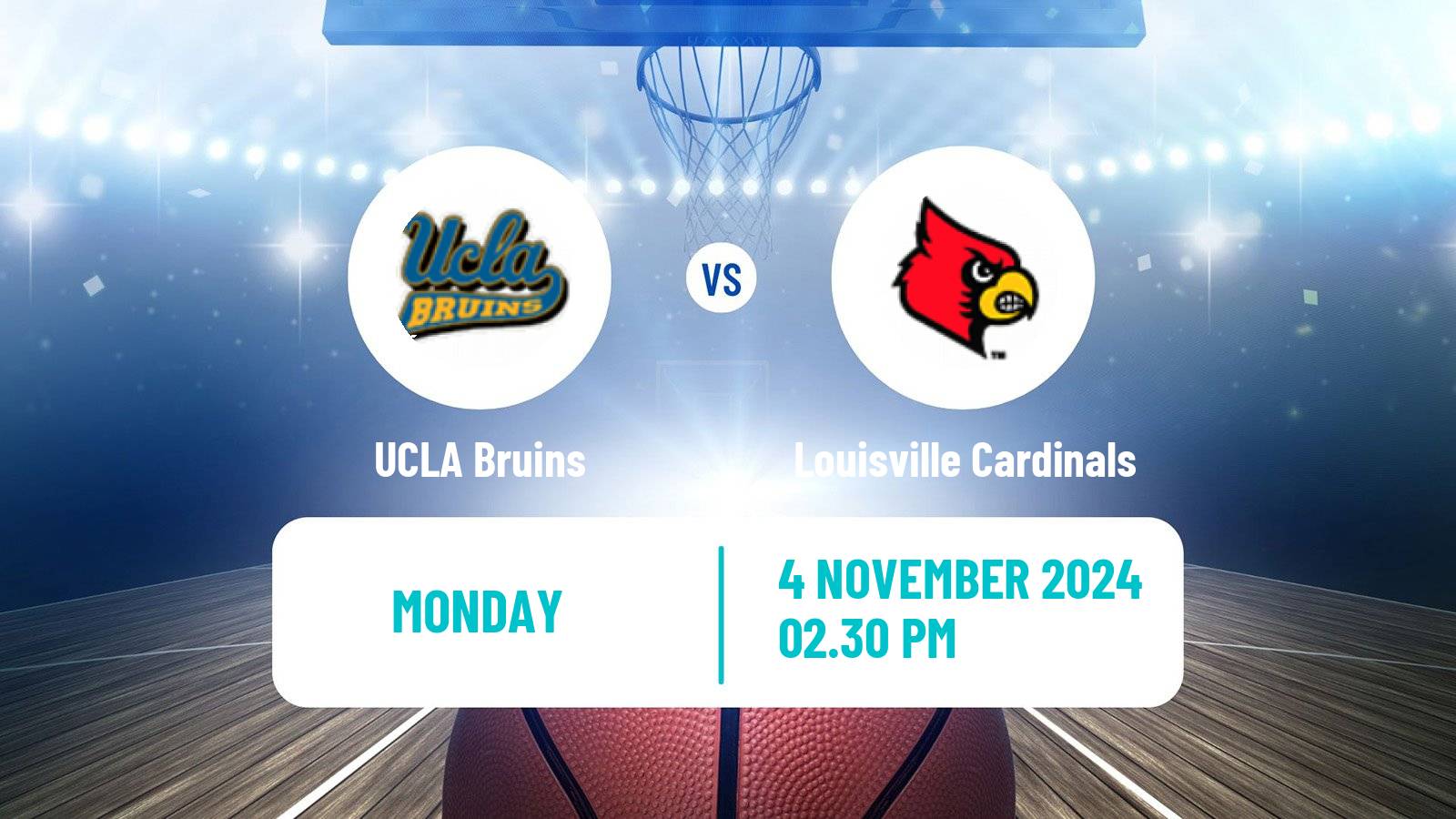 Basketball NCAA College Basketball Women UCLA Bruins - Louisville Cardinals