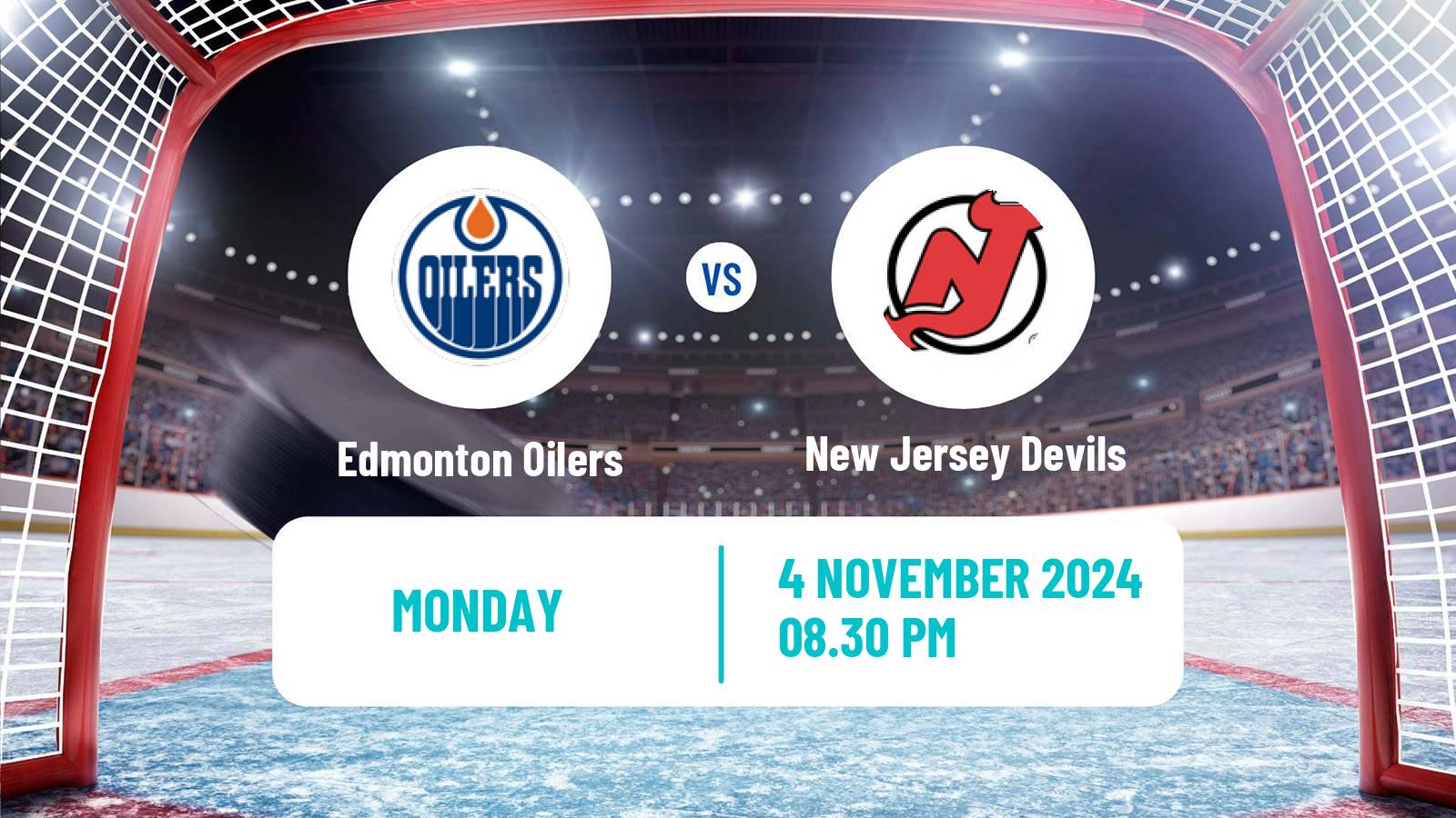 Hockey NHL Edmonton Oilers - New Jersey Devils