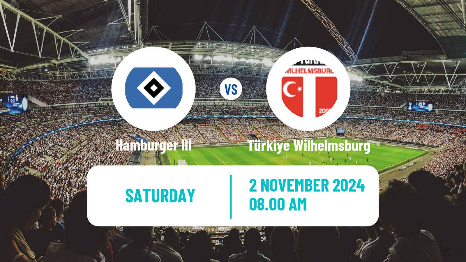 Soccer German Oberliga Hamburg Hamburger III - Türkiye Wilhelmsburg