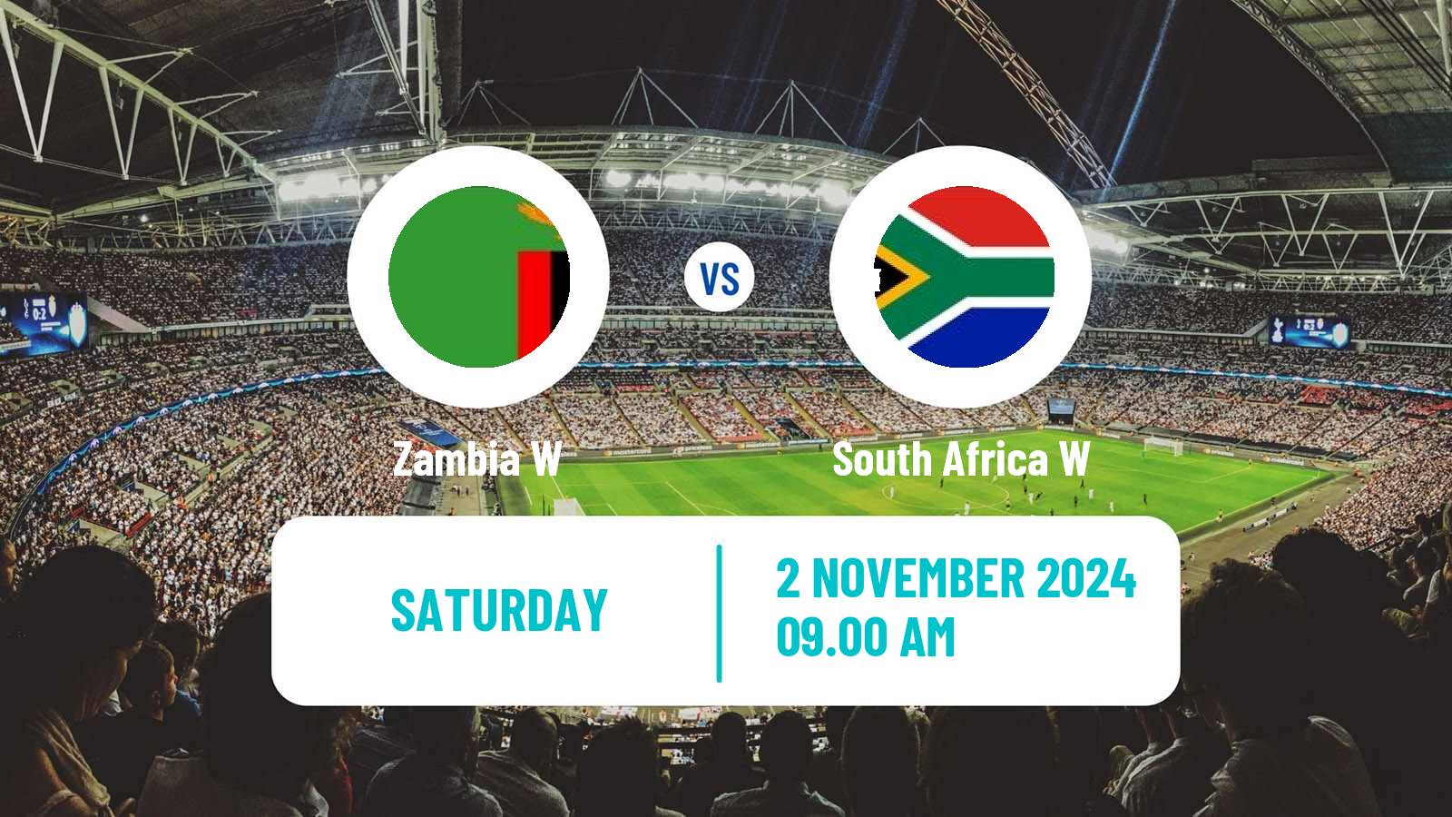 Soccer COSAFA Cup Women Zambia W - South Africa W