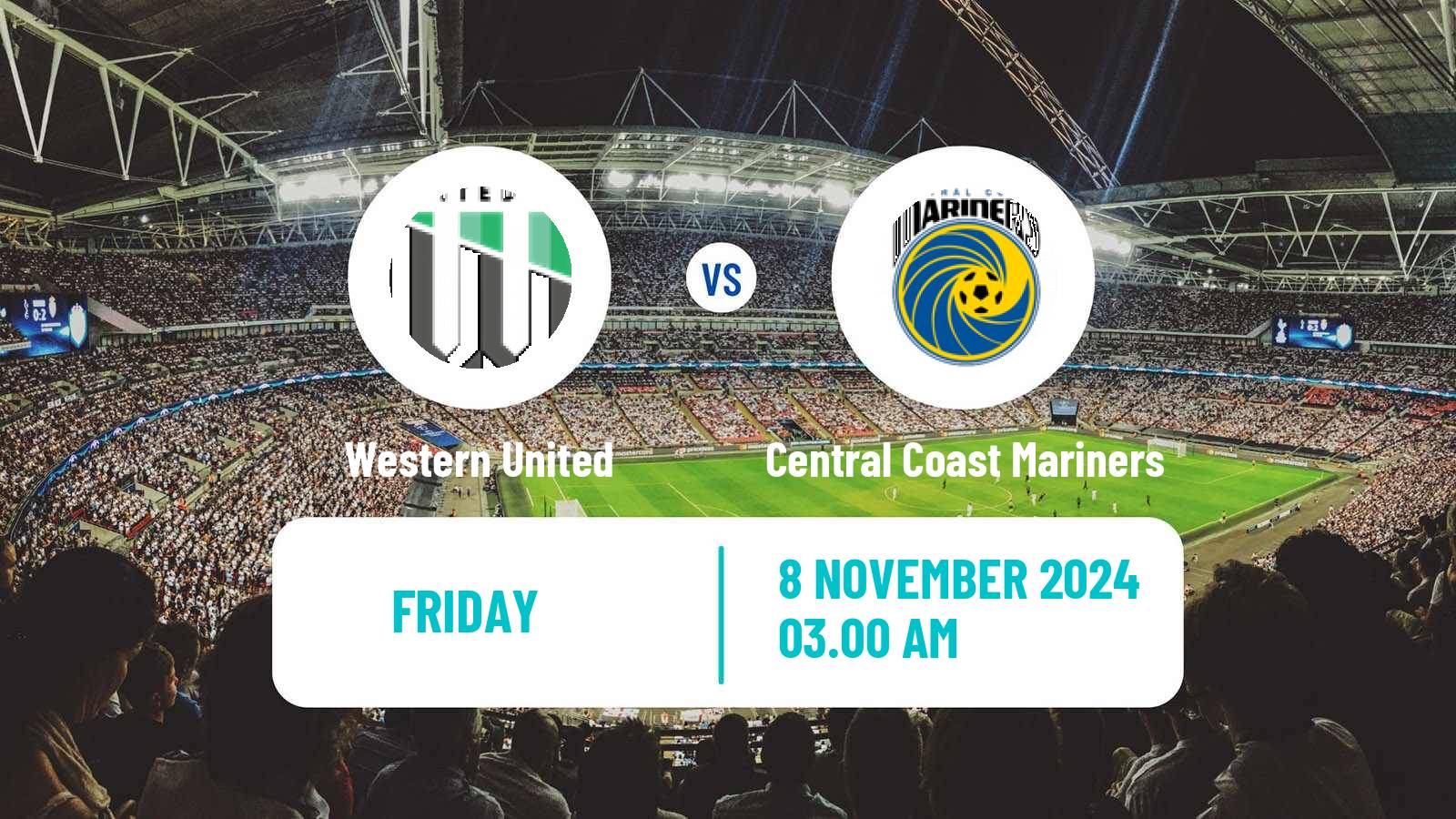 Soccer Australian A-League Women Western United - Central Coast Mariners