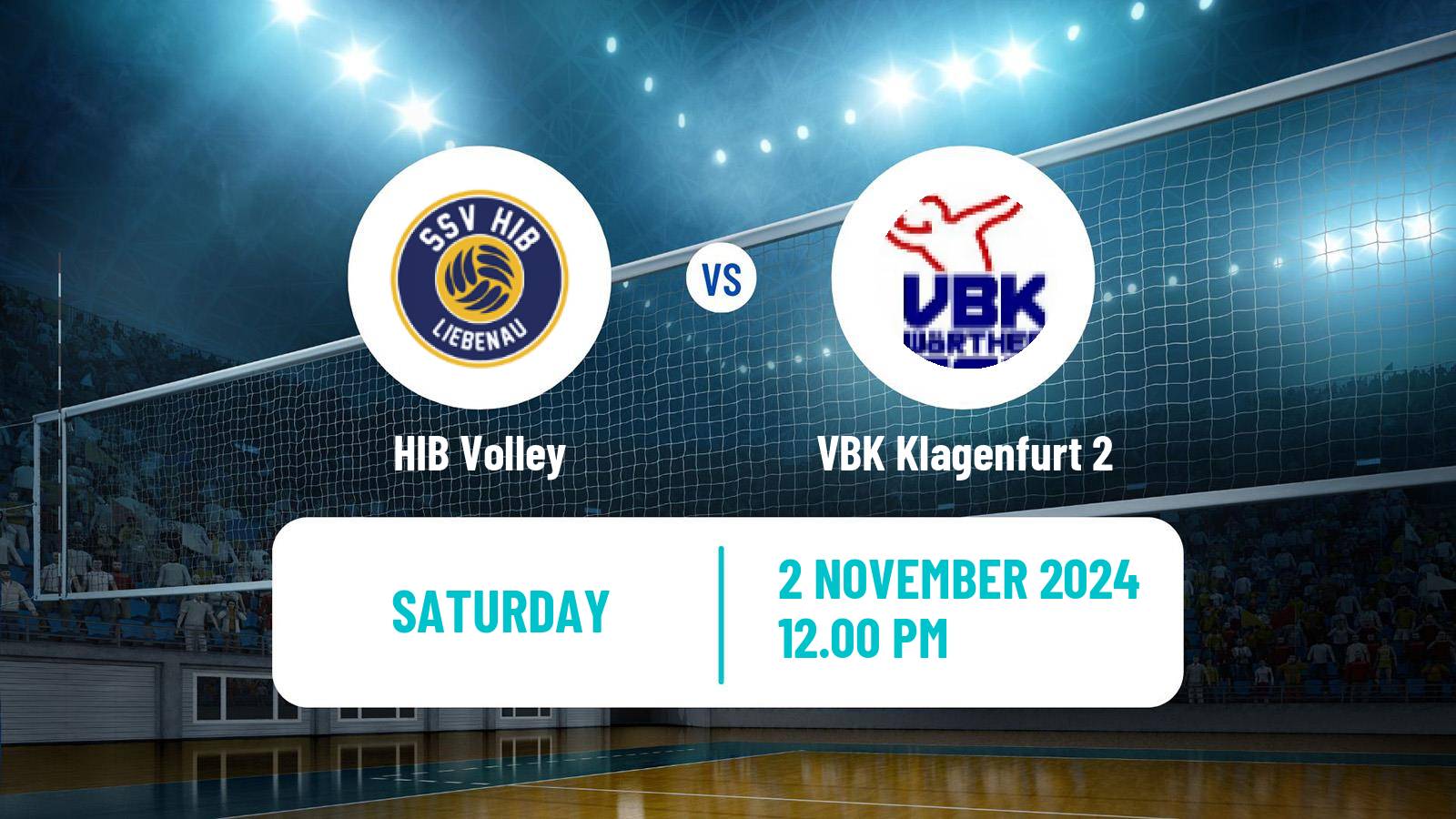 Volleyball Austrian 2 Bundesliga Volleyball HIB Volley - VBK Klagenfurt 2