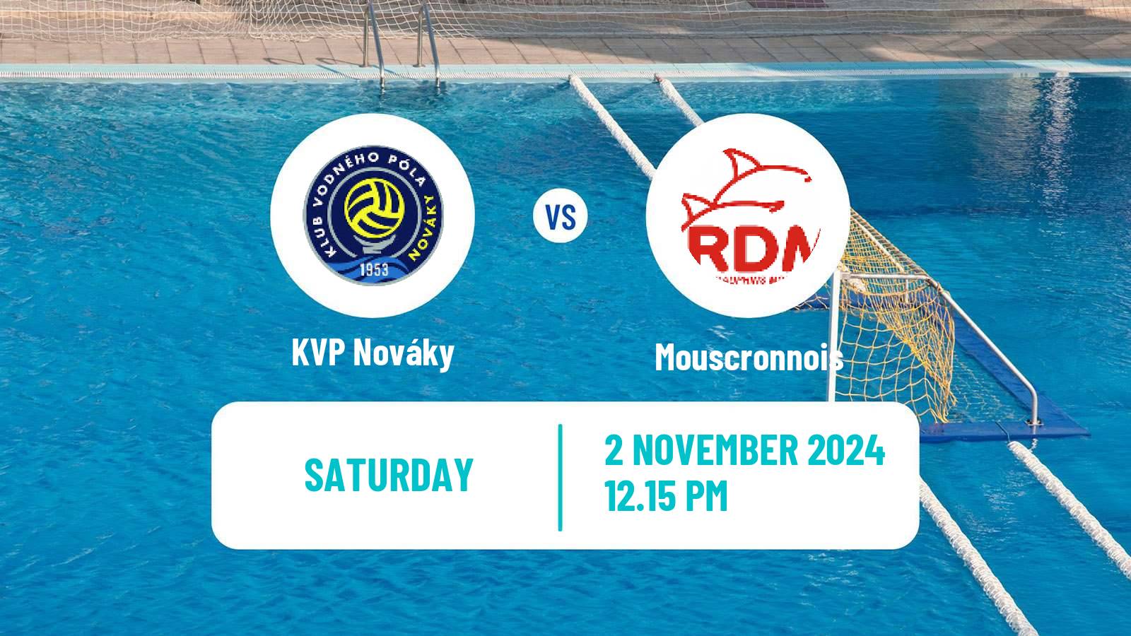 Water polo Challenger Cup Water Polo Nováky - Mouscronnois