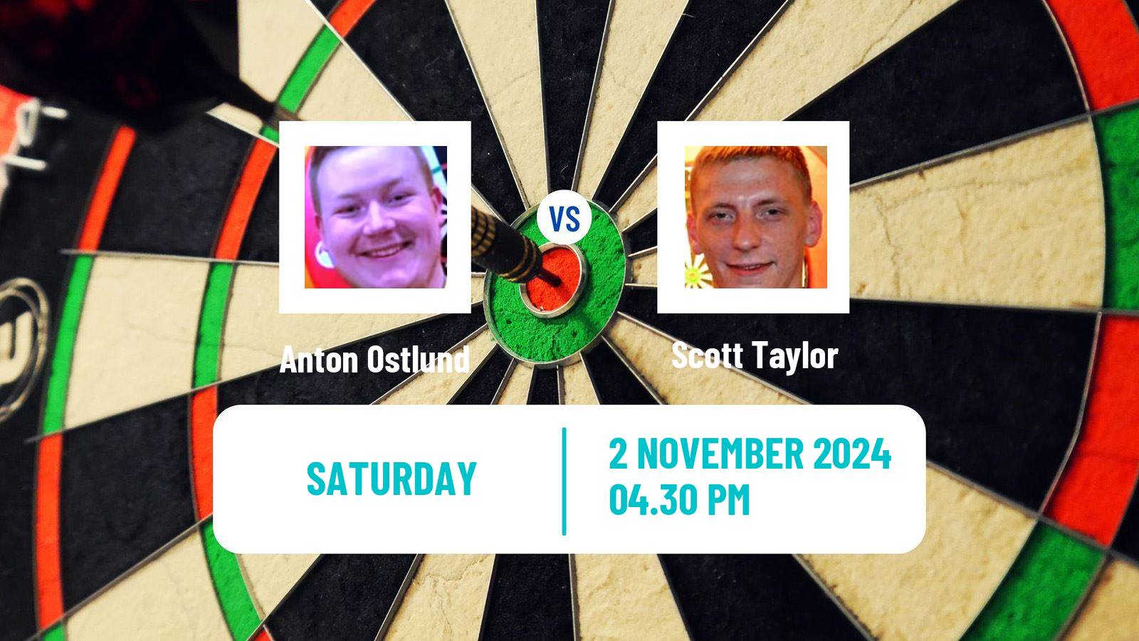 Darts Modus Super Series Anton Ostlund - Scott Taylor