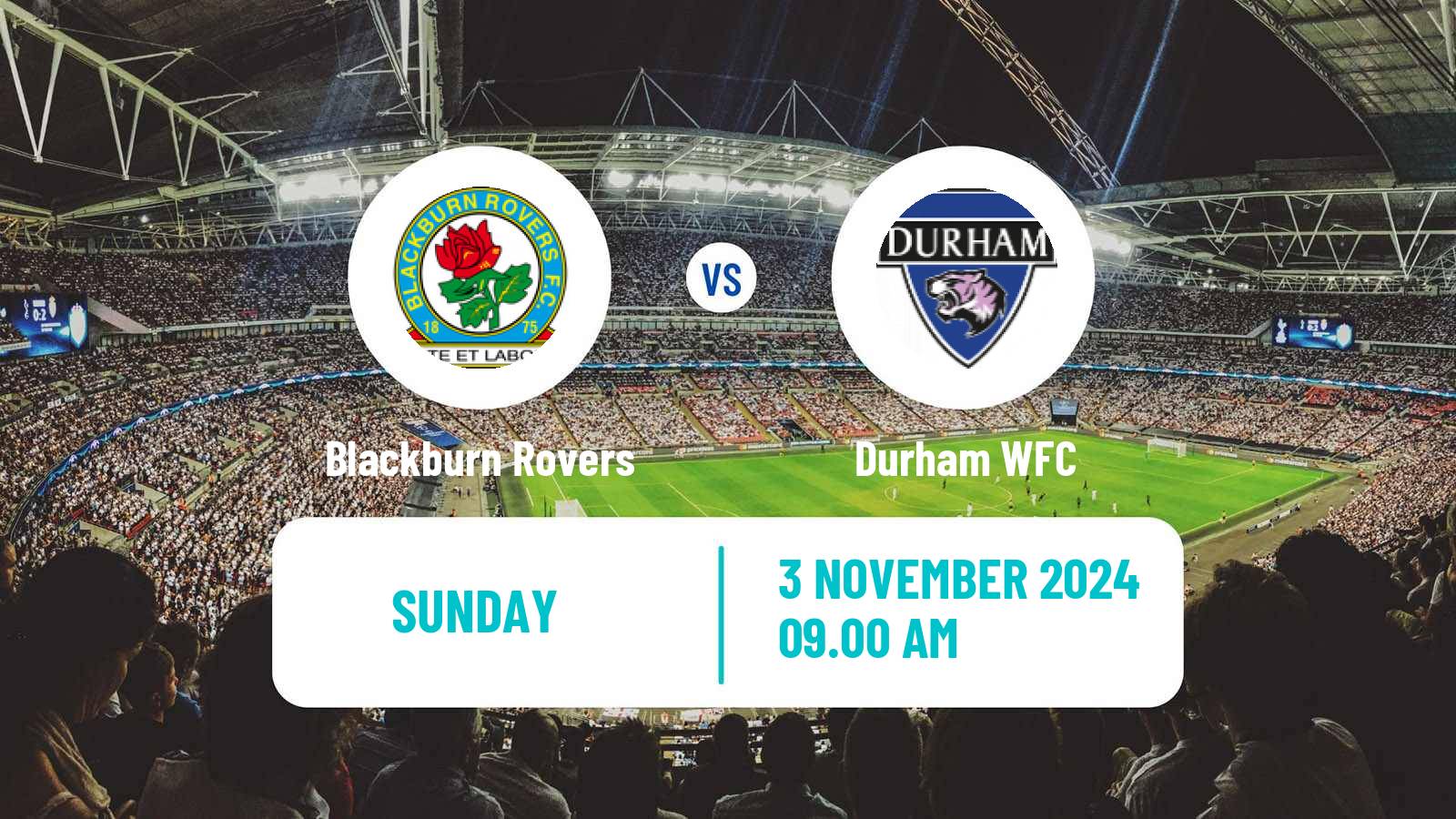 Soccer English Women Championship Blackburn Rovers - Durham