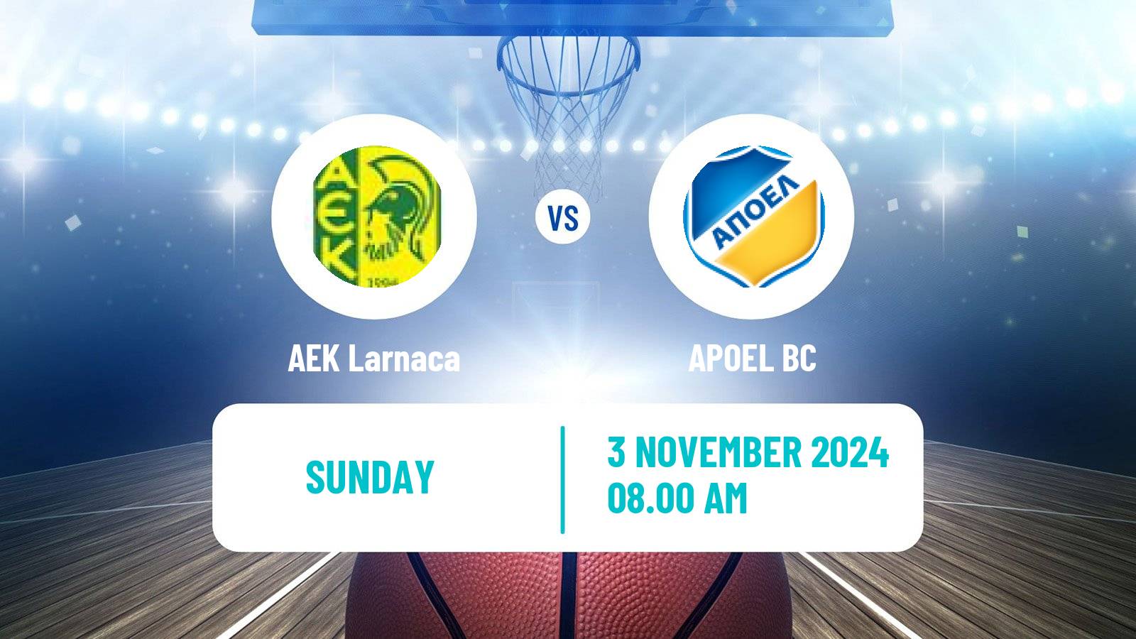 Basketball Cypriot Division A Basketball AEK Larnaca - APOEL