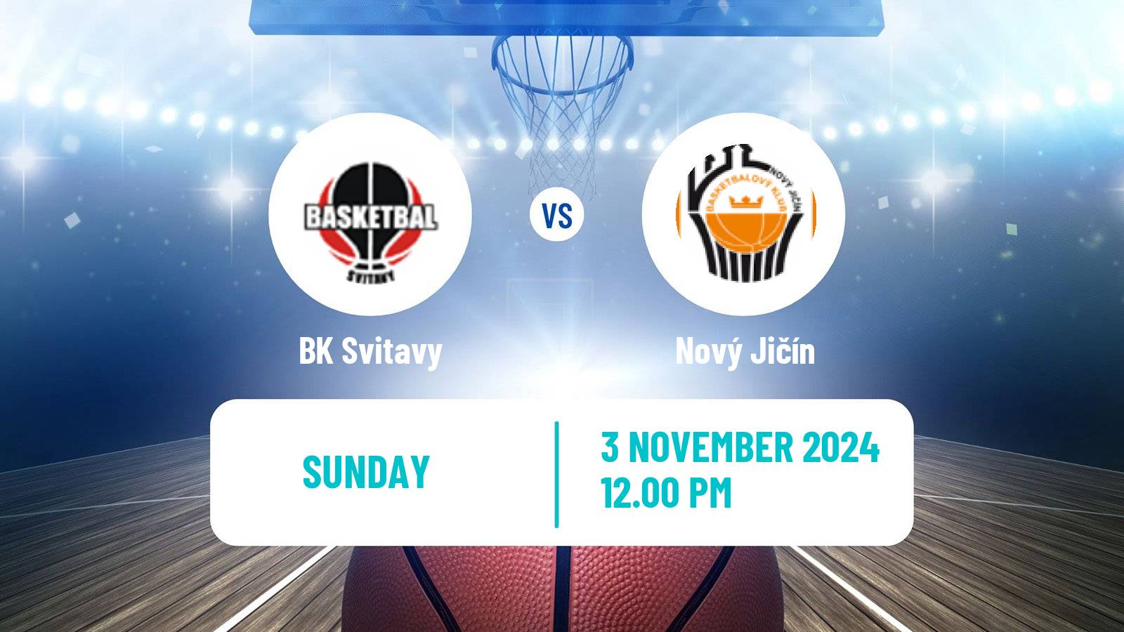 Basketball Czech 1 Liga Basketball Svitavy - Nový Jičín