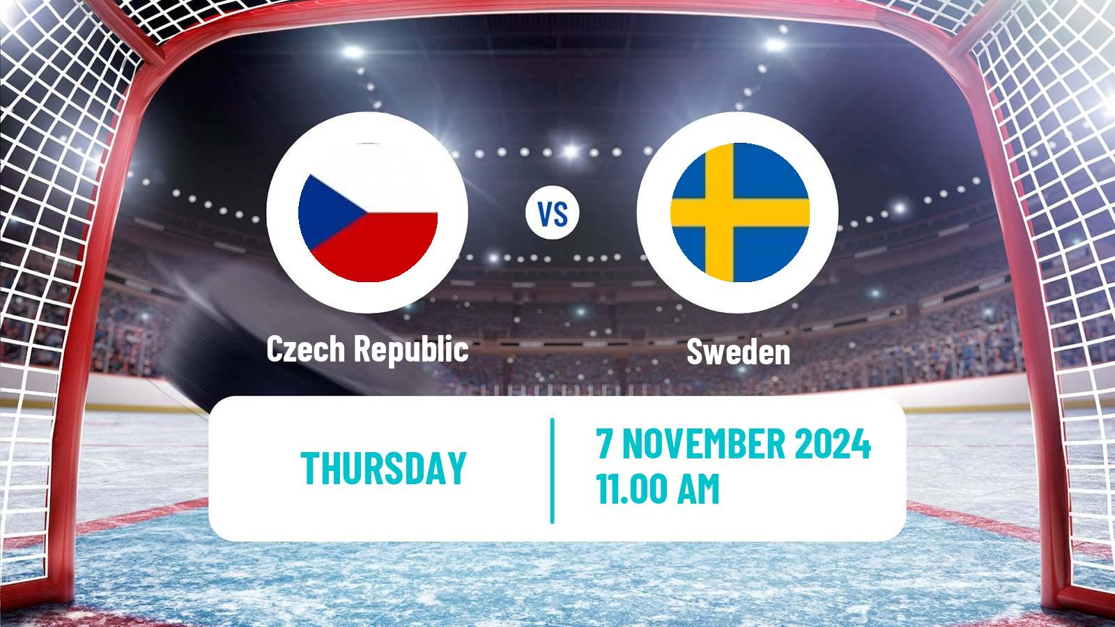 Hockey Euro Hockey Tour - Karjala Cup Czech Republic - Sweden