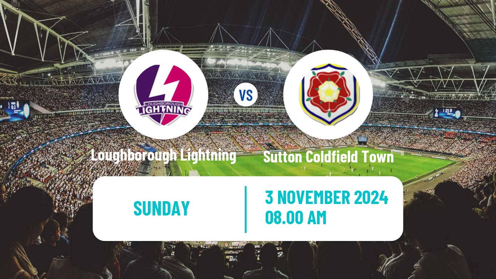 Soccer English FA Cup Women Loughborough Lightning - Sutton Coldfield Town