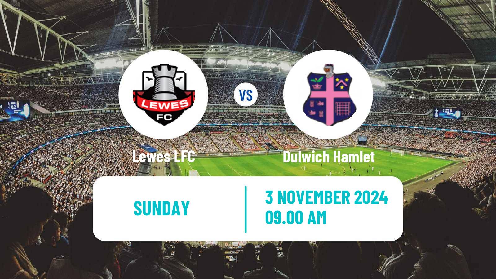 Soccer English FA Cup Women Lewes - Dulwich Hamlet