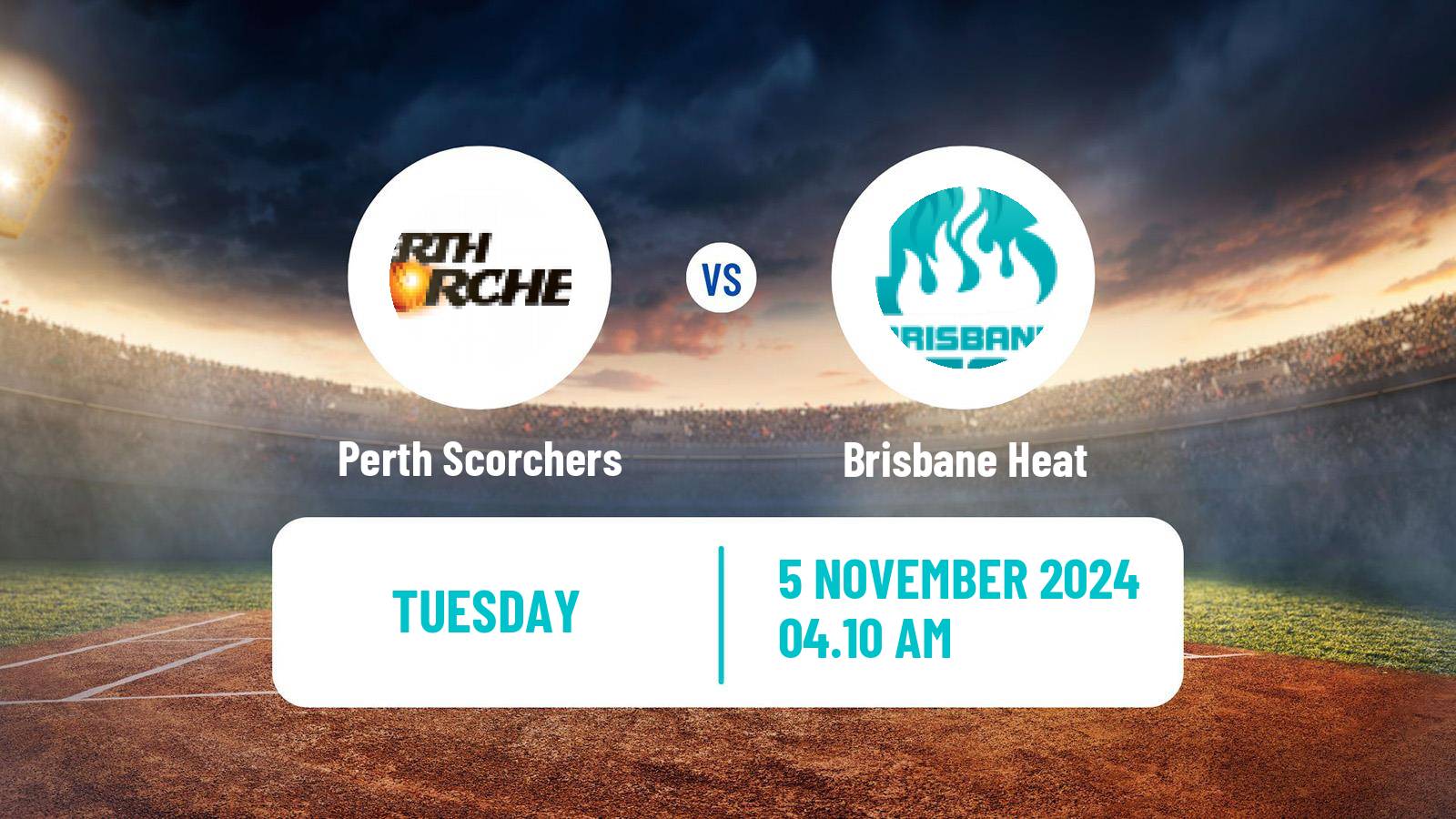 Cricket Australian Big Bash T20 Women Perth Scorchers - Brisbane Heat