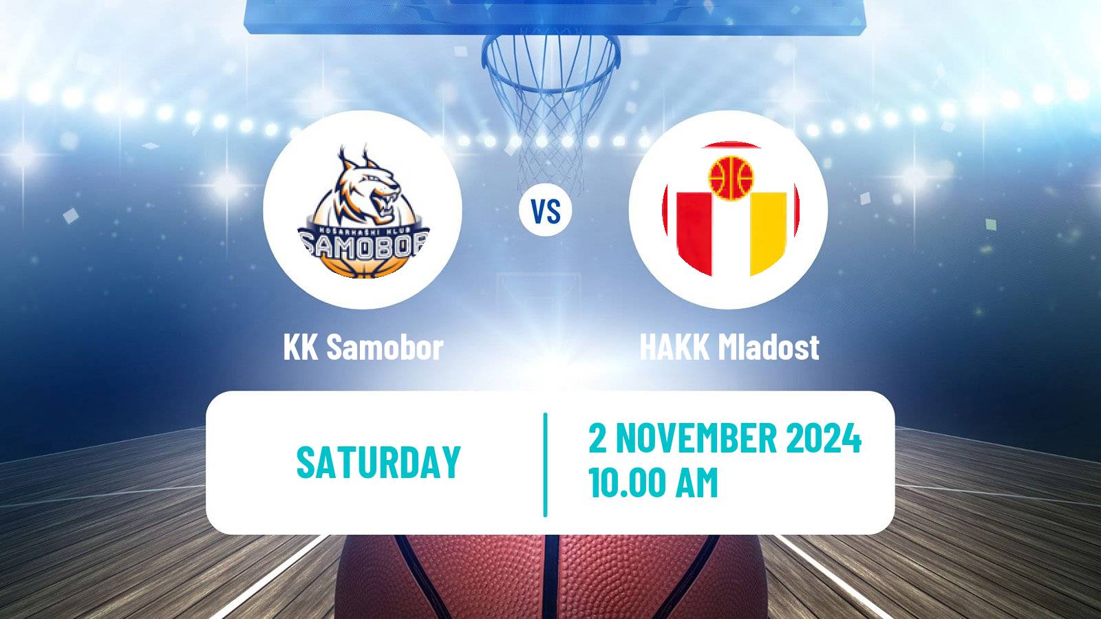 Basketball Croatian Prva Liga Basketball Samobor - Mladost