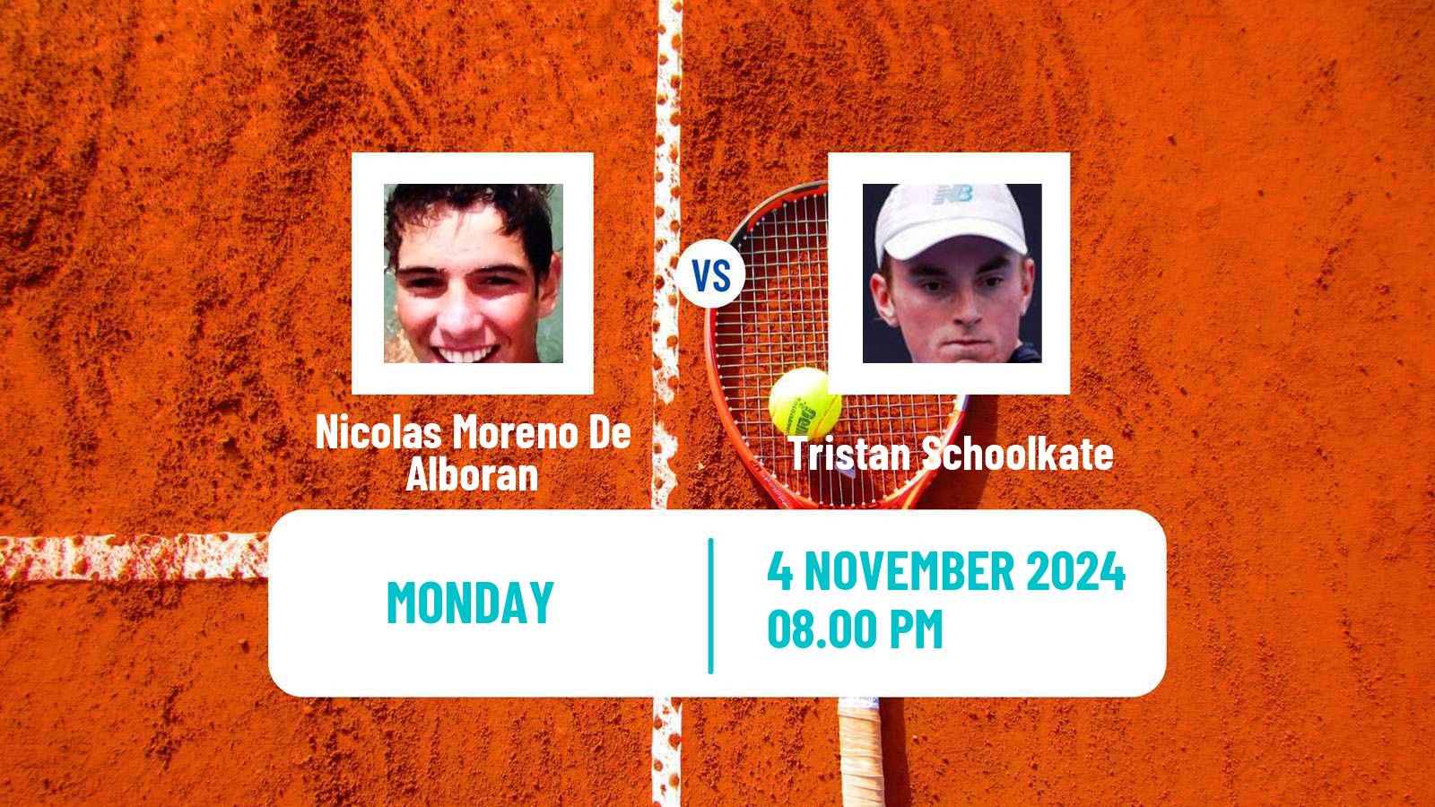 Tennis Matsuyama Challenger Men Nicolas Moreno De Alboran - Tristan Schoolkate