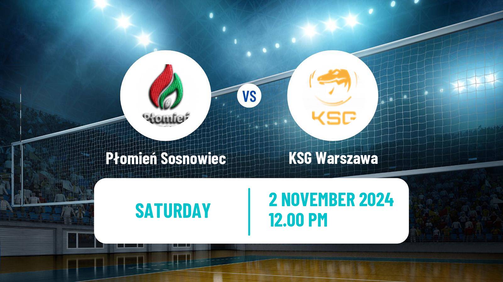 Volleyball Polish I Liga Volleyball Women Płomień Sosnowiec - KSG Warszawa