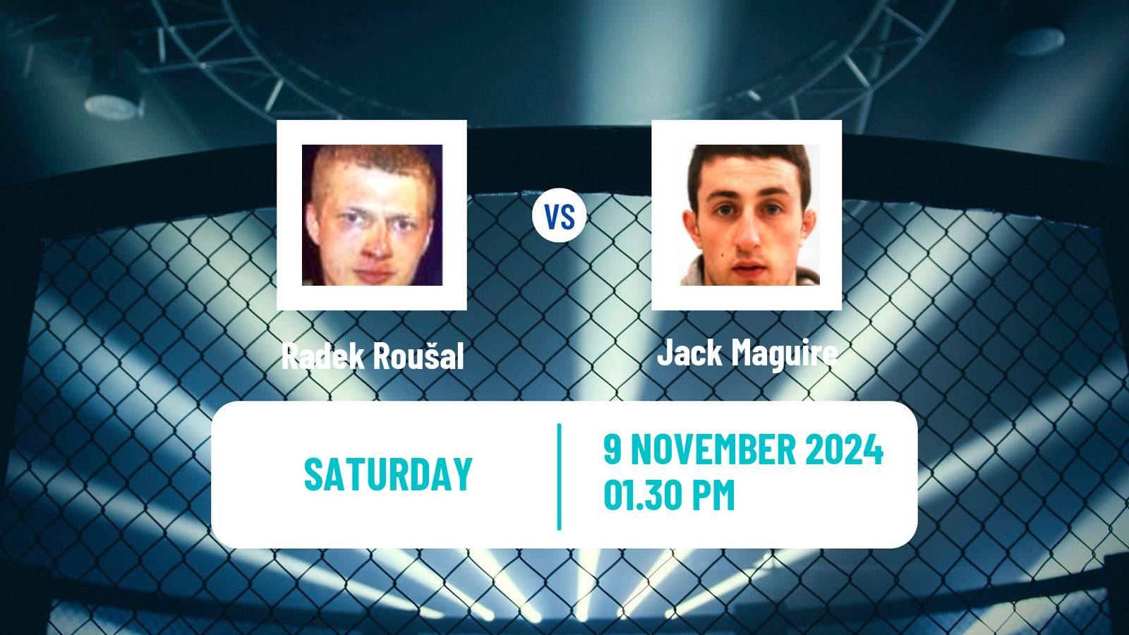 MMA Catchweight Oktagon Men Radek Roušal - Jack Maguire