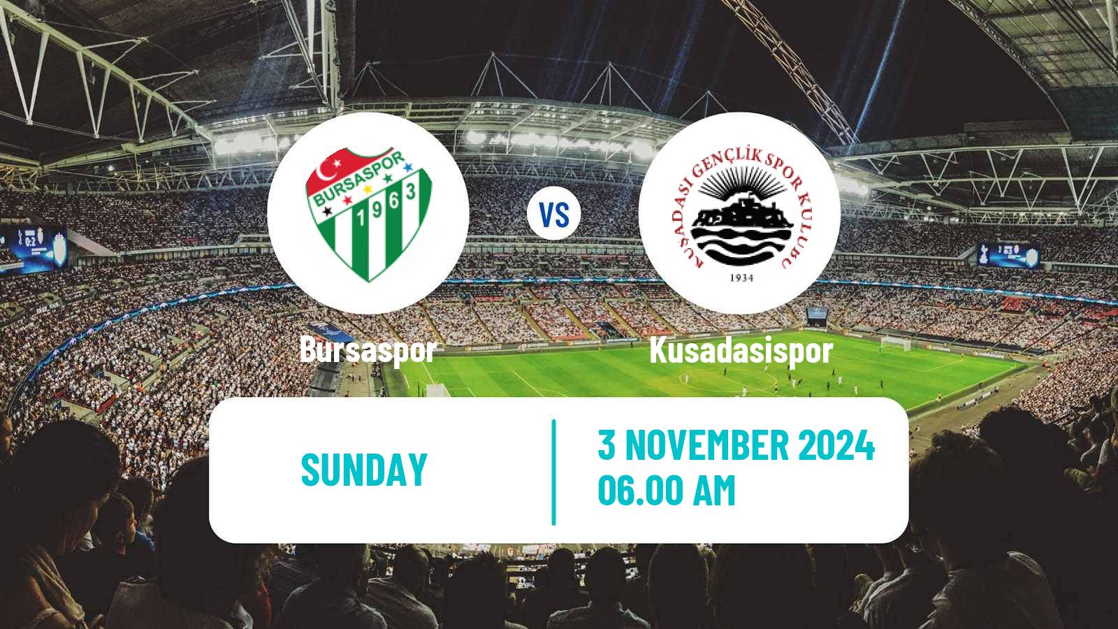 Soccer Turkish 3 Lig Group 1 Bursaspor - Kusadasispor