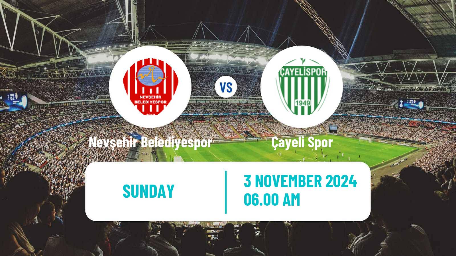 Soccer Turkish 3 Lig Group 2 Nevşehir Belediyespor - Çayeli Spor