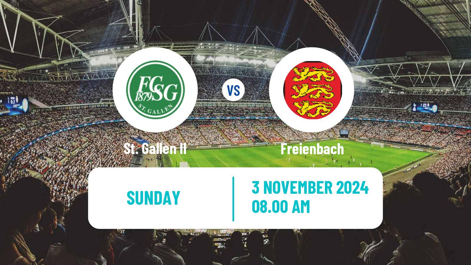 Soccer Swiss 1 Liga Classic Group 3 St. Gallen II - Freienbach