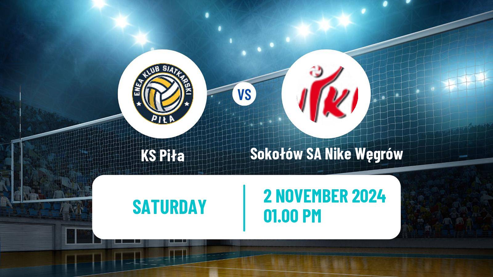 Volleyball Polish I Liga Volleyball Women KS Piła - Sokołów SA Nike Węgrów