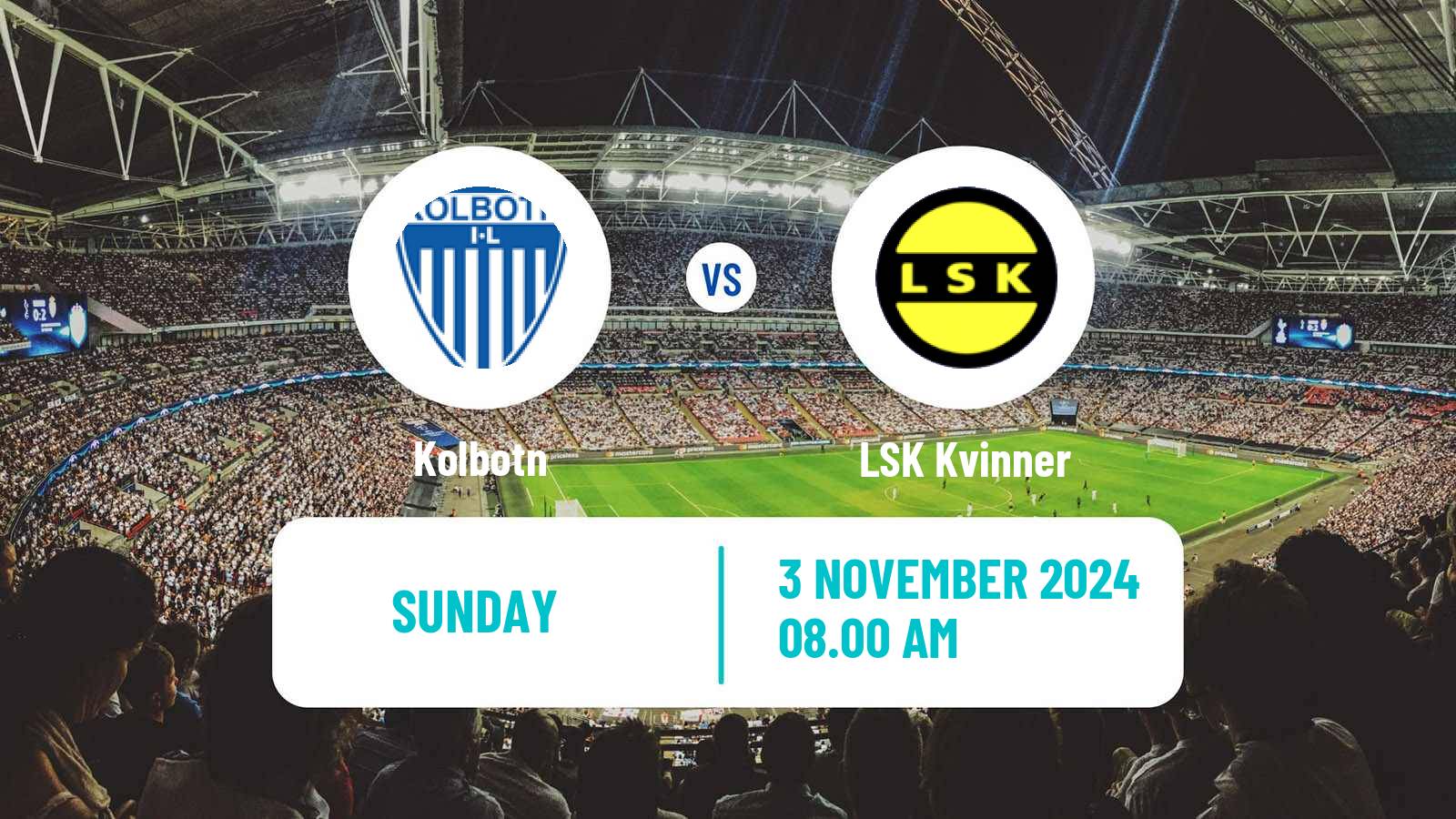 Soccer Norwegian Toppserien Women Kolbotn - LSK Kvinner