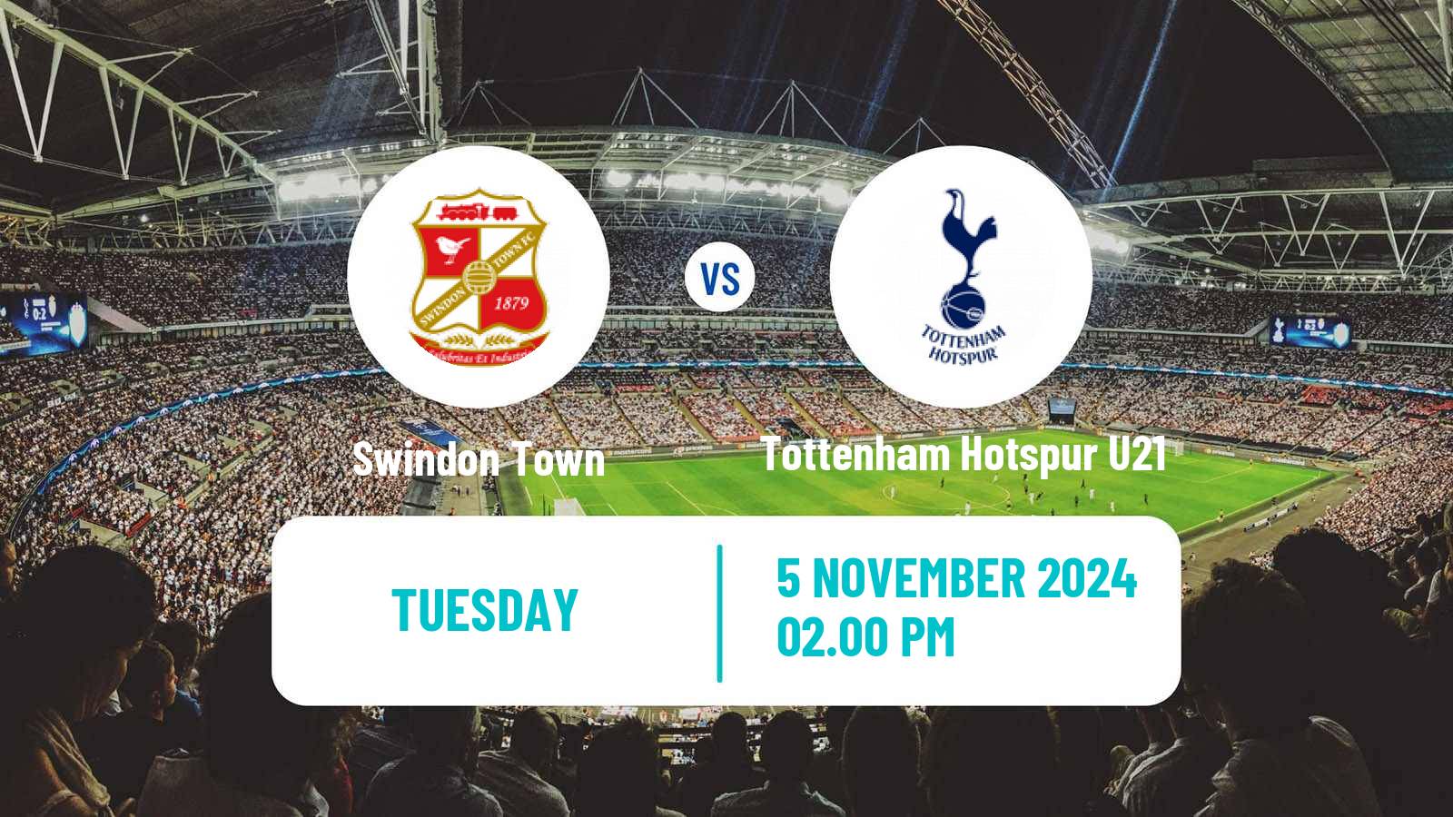 Soccer English EFL Trophy Swindon Town - Tottenham Hotspur U21