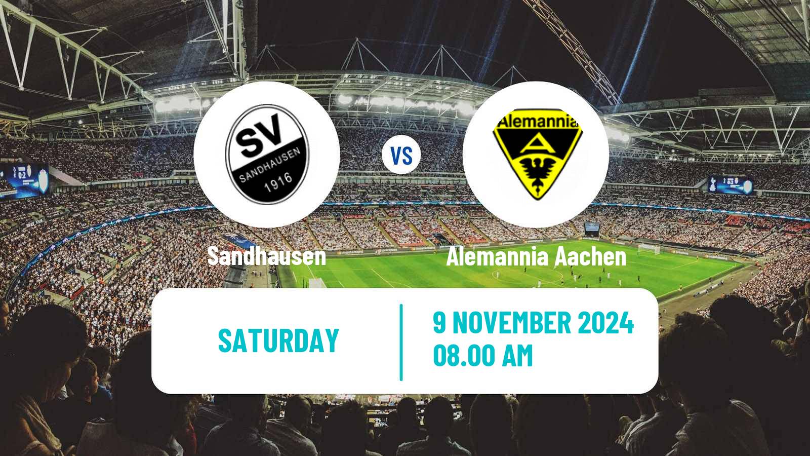 Soccer German 3 Bundesliga Sandhausen - Alemannia Aachen