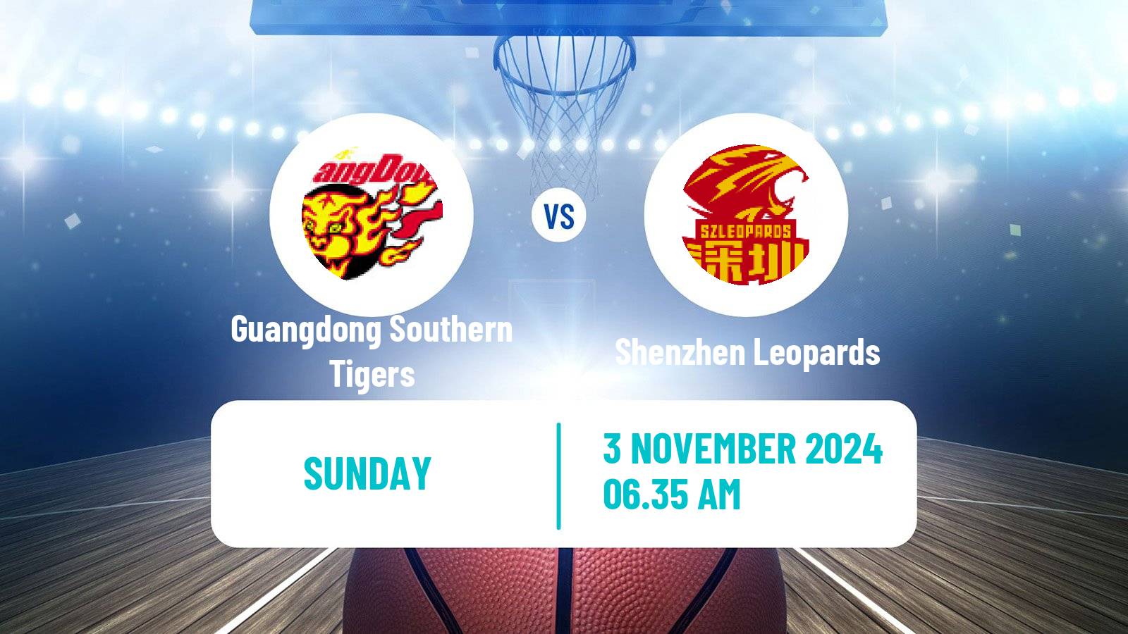 Basketball CBA Guangdong Southern Tigers - Shenzhen Leopards